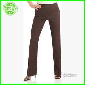 Stretchy Bootcut Pull-On Pants for Business Casual Office Wear